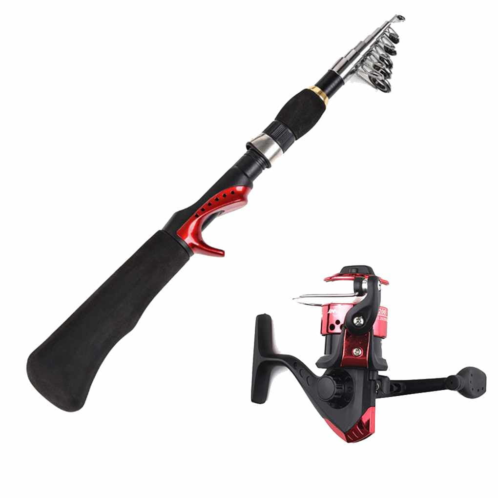 Hi.FANCY 1.6m Ultralight 6 Sections Fishing Rods Carbon Fiber Inshore Offshore Portable