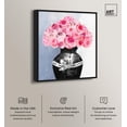 thumbnail image 2 of Black Vase Full of Scent Canvas Fashion Designer Wall Art by Art Remedy, Black Frame, 20" x 30", 2 of 7