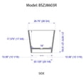 thumbnail image 2 of Dyconn Faucet Tesoro 59'' x 27'' Freestanding Soaking Bathtub, 2 of 5