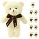 thumbnail image 1 of BRIGHTFUFU Mini oso de peluche con cadenas colgantes, llavero de oso de peluche, muñecos de osos pequeños, 10 Uds., 1 of 8