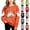 Orange, variant on YUANxueke Boys & Girls Long Sleeve Sweatshirt Fashion Cute Ghost Print Crewneck Pullover Tops,Orange,2-3 Years