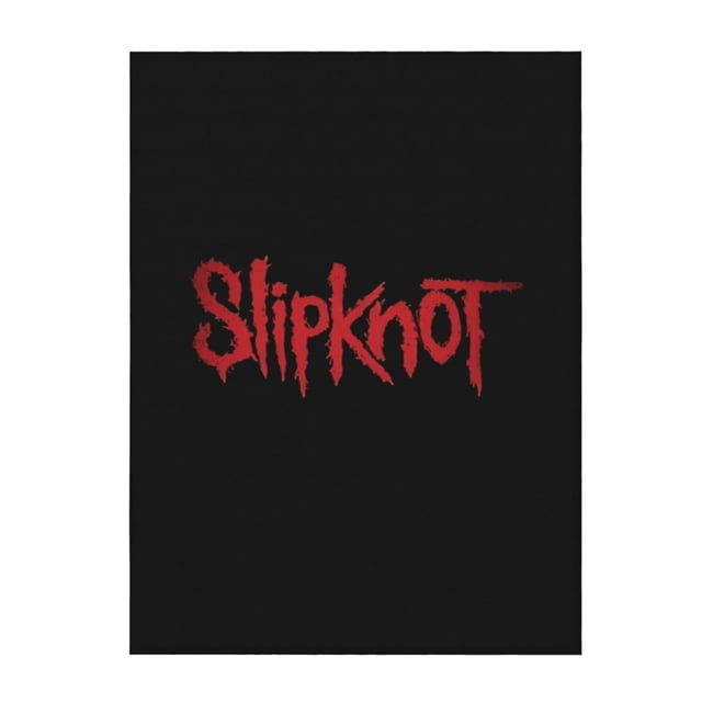 Manta de felpa suave y cómoda de Slipknot, manta de franela cálida y ligera para sofá cama de 50 x 40 pulgadas