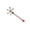 Christmas Tap Wand - Snowflake, variant on 2026 New Christmas Magic Payment Wand, 13 Inch Novelty Christmas Tap Wand with Red White Striped Handle, 3D Printed Christmas Tap-to- Wand for Christmas Party Market Gift & Xmas Decor, Santa