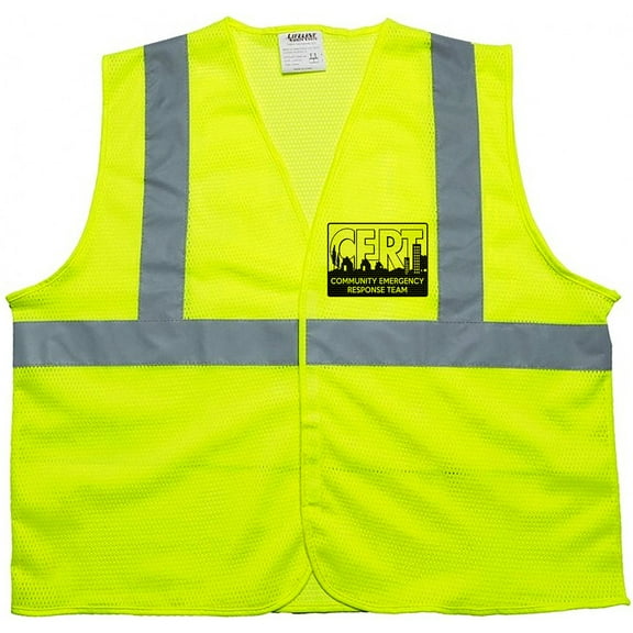 CERT Vest, Community Emergency Response Team vest, Preparedness, Safety Vest