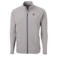 thumbnail image 2 of Men's Cutter & Buck Gray Virginia Cavaliers Big & Tall Adapt Eco Knit Hybrid Recycled Full-Zip Jacket, 2 of 3