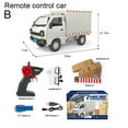 thumbnail image 5 of Plastic Remote Control Truck Toy with 6 Boxes, Stickers, and Accessories - 22x11x12cm, Gray Color, 500mAh Battery, 30m Control Range, 5 of 10