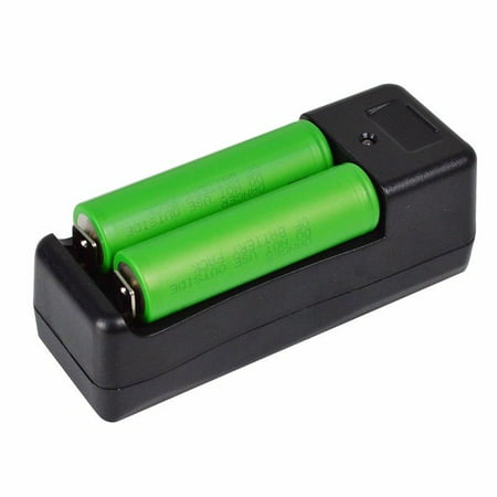 2Pack 3.7V 30A 2100mAh Battery, Rechargeable Flat Top Battery, Samsung Li-ion Battery for Electric Tools, Toys, LED Flashlights, Torch,
