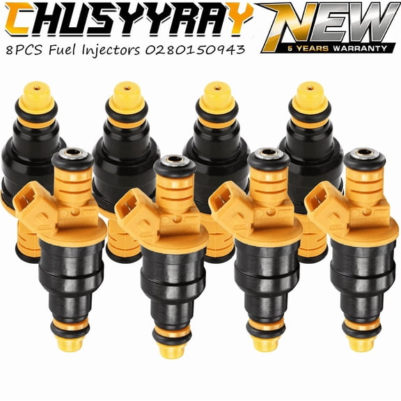 CHUSYYRAY 1 Set Flow Matched 0280150943 Fuel Injectors for 1996-2004 Ford Mustang 4.6L V8