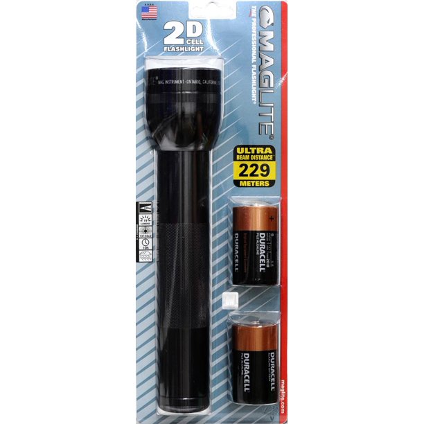 Maglite Maglite Led 2d With Batteries Black