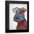thumbnail image 1 of Ogren, Sarah 11x14 Black Modern Framed Museum Art Print Titled - Abstract Dog II, 1 of 5