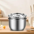 thumbnail image 1 of Stainless Steel Basin Meal Prep Basin Cooking Bowl for Baking Cooking Kitchen 19.5cm, 1 of 8