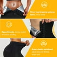 thumbnail image 3 of QRIC Sauna Sweat Pants for Women High Waisted Compression Slimming Weight Loss Hot Thermo Leggings Workout Active Wear Body Shaper Sauna Suit, 3 of 6