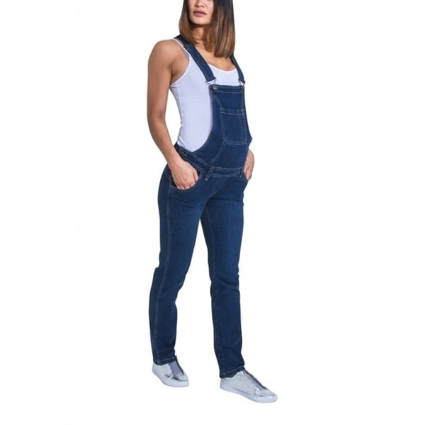 maternity denim jumpsuit