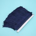 thumbnail image 4 of Borde de Flecos, 10 Yardas 14 cm de Largo Borla de Flecos Cinta de Adornos de Encaje de poliéster para Bricolaje Vestido Latino Etapa Ropa Cortina Accesorios(Azul Marino) Amonsee NO, 4 of 6