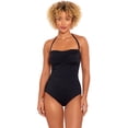 thumbnail image 3 of Time and Tru Women’s and Women’s Plus Bandeau Twist Front One Piece Swimsuit, Sizes XS-3X, 3 of 8