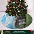 thumbnail image 6 of FMSHPON A Group of Xmas Christmas Tree Skirt Stand Mat for Holiday Party Decoration Indoor Outdoor 36 inches, 6 of 6