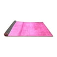 thumbnail image 2 of Ahgly Company Indoor Square Abstract Purple Contemporary Area Rugs, 7' Square, 2 of 4
