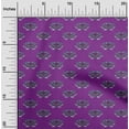 thumbnail image 1 of oneOone Cotton Flex Fabric Lotus Block Printed Fabric 1 Yard 40 Inch Wide, 1 of 4