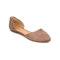 thumbnail image 1 of New Women Betani Abela-7 Faux Suede Pointy Toe d'Orsay Ballerina Flat, 1 of 6