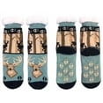 thumbnail image 1 of Socks Northwoods Deer Sherpa Lined Socks, 1 of 2