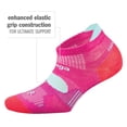 thumbnail image 6 of Balega Hidden Dry Moisture Wicking Performance No Show Athletic Running Socks for Men and Women 1 Pair,Electric Pink/Peach, Large, 6 of 6