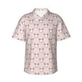 thumbnail image 2 of Goofa Cute Rabbit Hawaiian Shirt for Men, Unisex Summer Beach Casual Short Sleeve Button Down Shirts,Aloha Tropical Floral print shirt-, 2 of 9