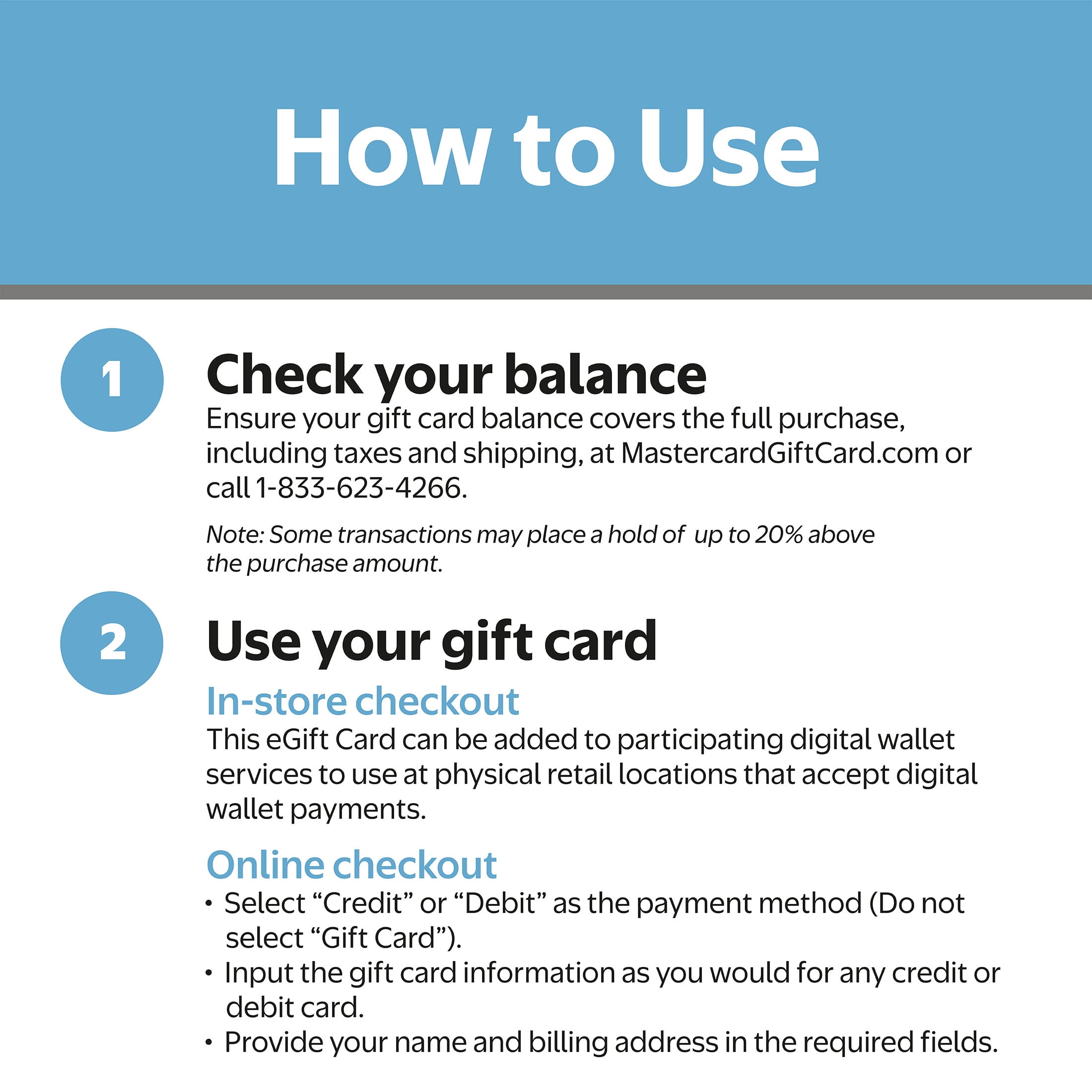 Mastercard® $20-$500 Congrats Marble eGift Card (Plus $6.84 Purchase Fee) [Email Delivery]