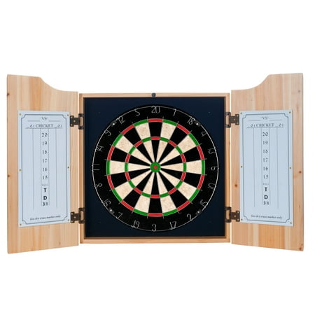 Brooklyn Nets NBA City Dart Cabinet Set with Darts and Board - Black, White