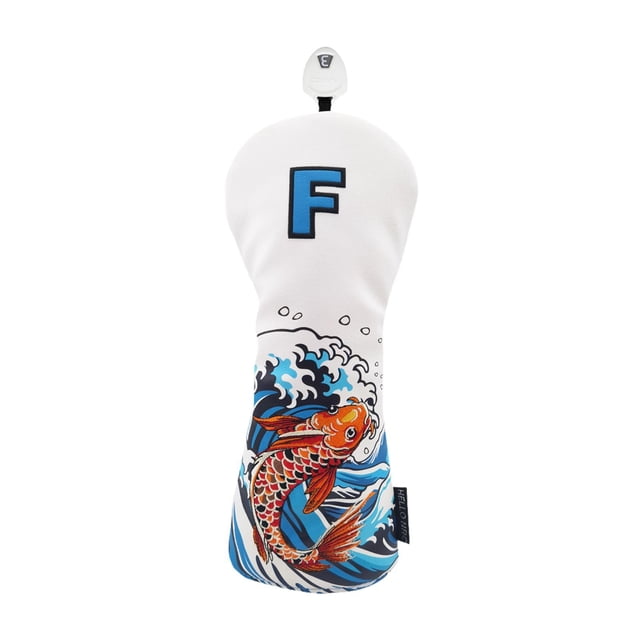 fastboy Golf Wood Headcover Wear Resistant Waterproof Protective UT Sleeve Scratchproof white white FW