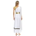 thumbnail image 2 of Haitryli Womens Ancient Greek Princess High Waist Tunic Dress Roman Empress Toga White L, 2 of 6