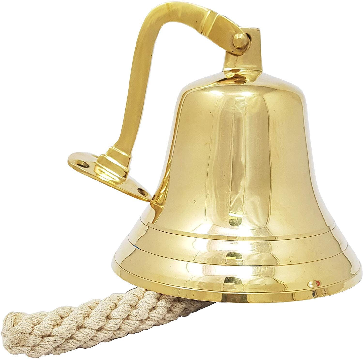 Brass Nautical Ship Bell Maritime School,dinner,Reception,Home Decor Wall Hanging Bell 4"