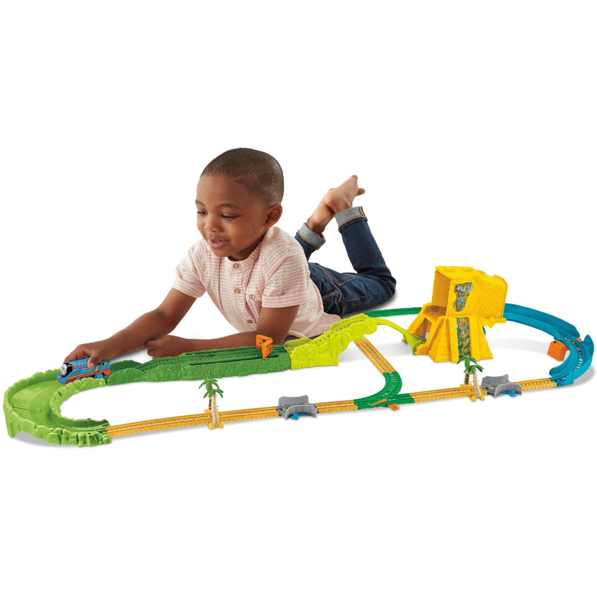 trackmaster turbo jungle jump set