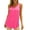 Hot Pink, variant on hoksml Women's Sleeveless Curved Hem Cotton Tank Top Loose Fit Crew Neck Casual Top for Everyday Wear