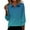 Mint Green, variant on Blouses for Women 3/4 Length Sleeve Lapel Fashion Gradient Color Pullover Tops Spring Summer Basic Casual T Shirts