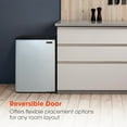 thumbnail image 6 of MAGIC CHEF 2.6 cu. ft. Mini Fridge in Stainless Steel, HMAR265SE, 6 of 15