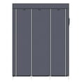thumbnail image 5 of Zimtown 67" Portable Closet Organizer Wardrobe Clothes Storage Rack with 10 Shelves, Gray, 5 of 7