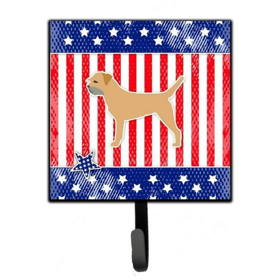 Carolines Treasures BB3289SH4 USA Patriotic Border Terrier Leash or Key Holder