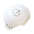 thumbnail image 1 of Transemion Y2K Inspired Baseball Cap For Unique Fashion Statement Adjustable Belt Quick-drying Ring Baseball White 1Set, 1 of 6