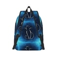 thumbnail image 3 of Balery Cat Sketch Vintage Canvas Backpack for Men and Women - Large Capacity, Durable Travel Laptop Bag for School, Work, Hiking, and Outdoor Activities, 3 of 7