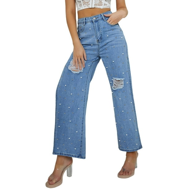 GYUJNB Cargo Jeans for Women New Jeans For Women Trendy 90s Jeans Booty Lifting Jeans For Women Denim Straight Leg Jeans For Women Jeans Womens Jeans