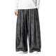 thumbnail image 2 of Ceisia Men Solid Color Multi Pocket Linen Workwear Pants Loose Wide Gift Leg Casual Trousers, 2 of 8