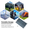 thumbnail image 4 of Batería de carga para camping con panel solar 5v Feliz Sencillez, 4 of 5
