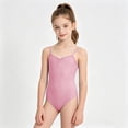 thumbnail image 2 of Vrotazzy Elegant Girls Ballet Romper Jumpsuit with Tutu Skirt for Performances and Everyday Play Comfortable Leotard-Style -Piece Outfit for 1-14Y Girls, 2 of 9