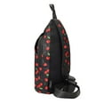 thumbnail image 4 of Novelty Black Cherry Sports Sling Bag, 4 of 6