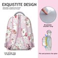 thumbnail image 5 of Pioneer Flower Backpack for School,Cute School Bag,Schoolbag with Adjustable Shoulder Straps & Padded Back,15.3"x11"x7.1".﻿, 5 of 6
