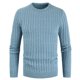 thumbnail image 1 of Suéter de otoño e invierno de moda para hombre Suéter suelto de gran tamaño de color sólido Pompotops  oipoqjl12778, 1 of 8