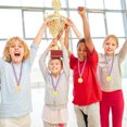 thumbnail image 6 of Uxcell 1.5" Mini Plastic Bronze Award Medals 3rd Prize Medals with Ribbon for Games Sports 24 Pack, 6 of 6