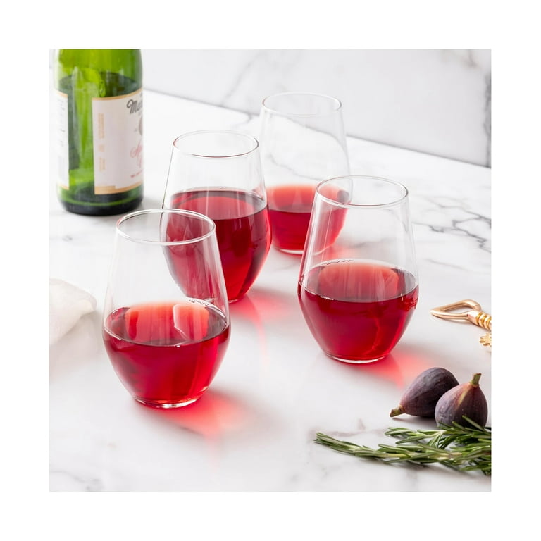 Luminarc Concerto Stemless Wine (Set of 4), 19 oz, Clear - Walmart.com