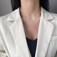 thumbnail image 5 of Choker Necklace Personality Bright Luster No Pendant Temperament Colorfast Decoration Fine Workmansh--Gold-Model code 27838 Gold, 5 of 5