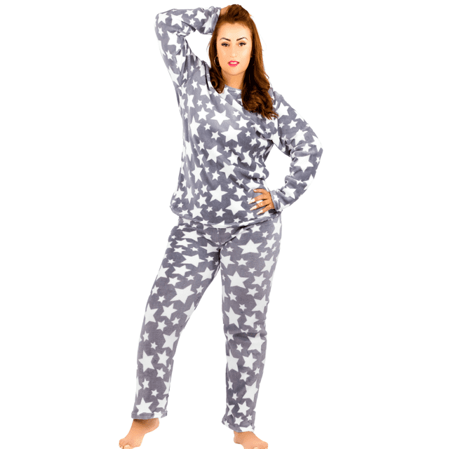 Pijama Afelpada Mujer Polar Pantalón Sudadera Unitalla